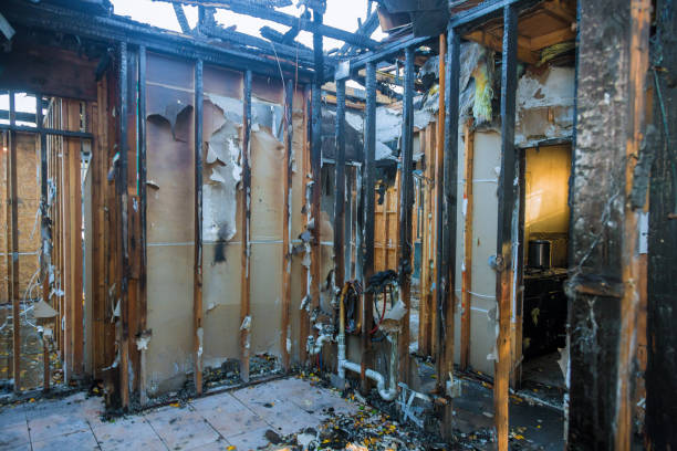 Professional Smoke Damage Restoration technician working in Folsom, PA